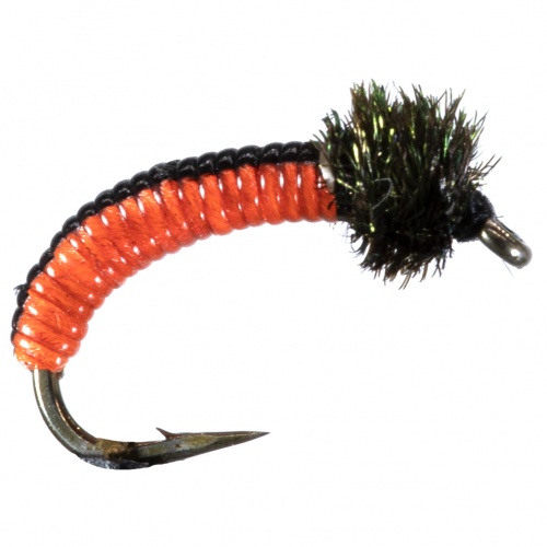 The Essential Fly Black & Fire Grub Fishing Fly